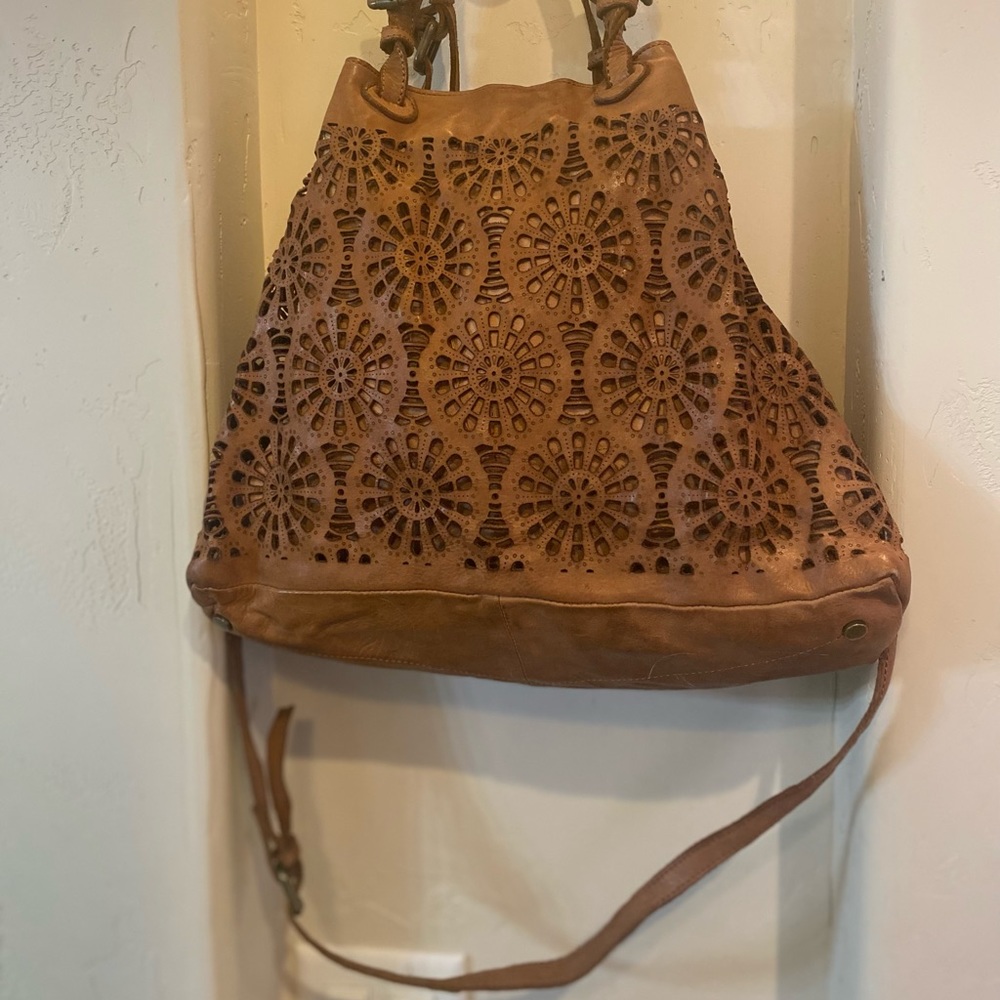 Costanza Rota brown Italian leather handbag